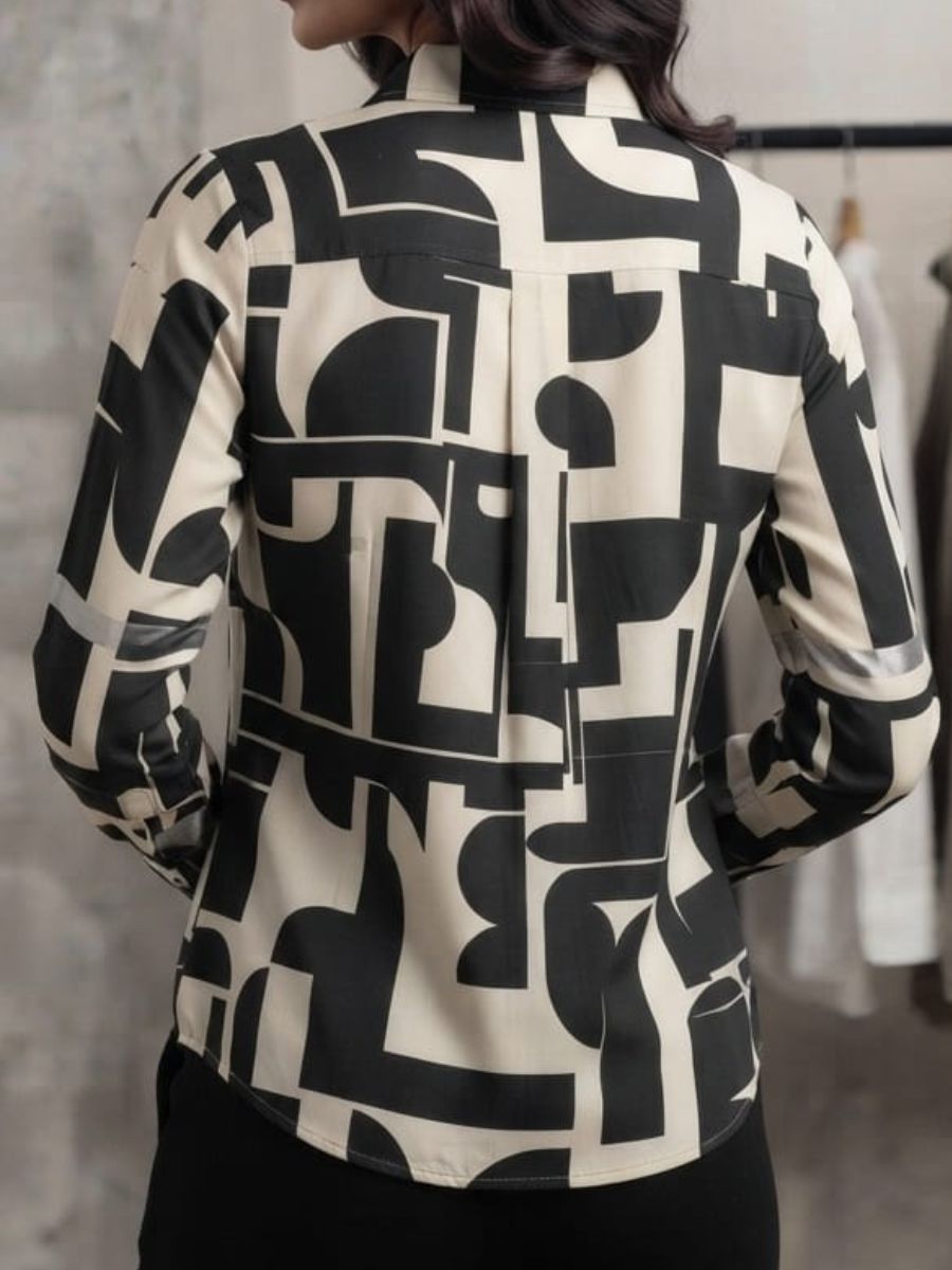 ModaFesta -smart formal satin shirt